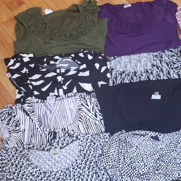 (16) Worthington Size Medium Dress Tops - Picture 2 of 5